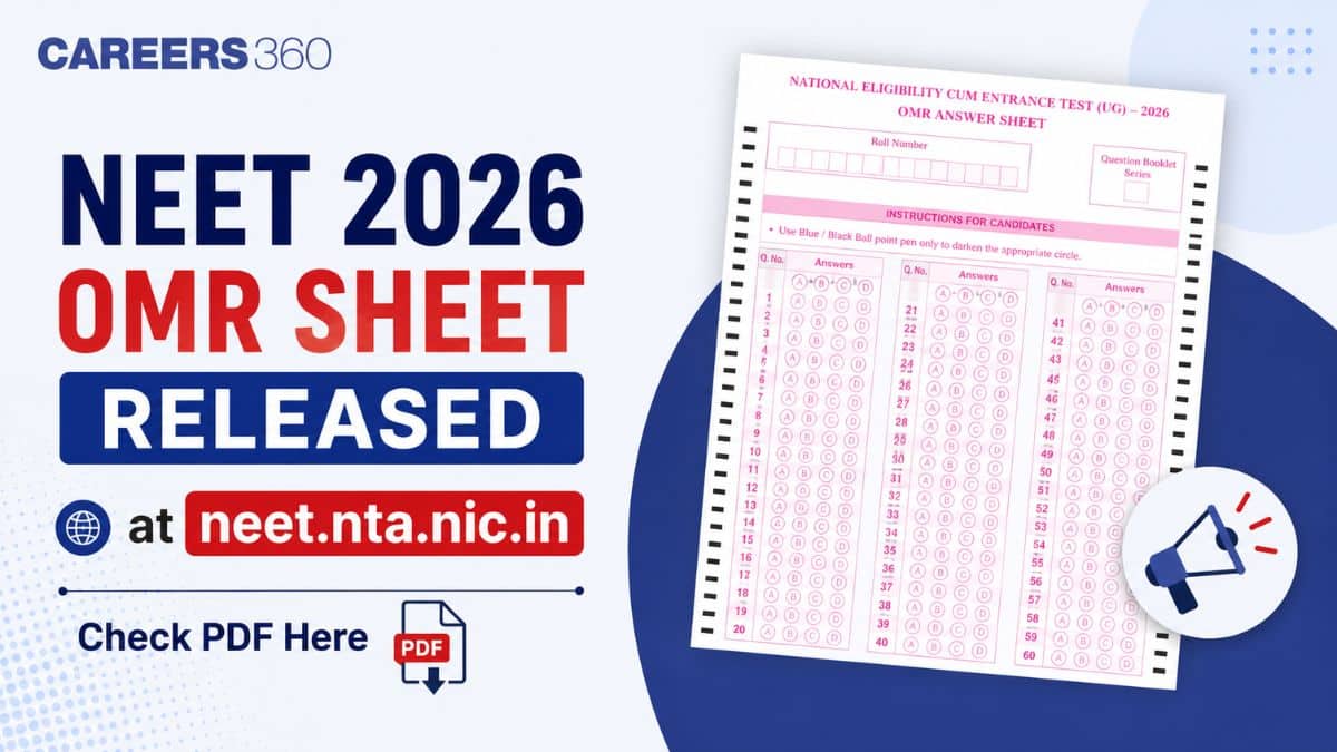 NEET OMR Sheet 2026 Released at neet.nta.nic.in - PDF Download Link Activated